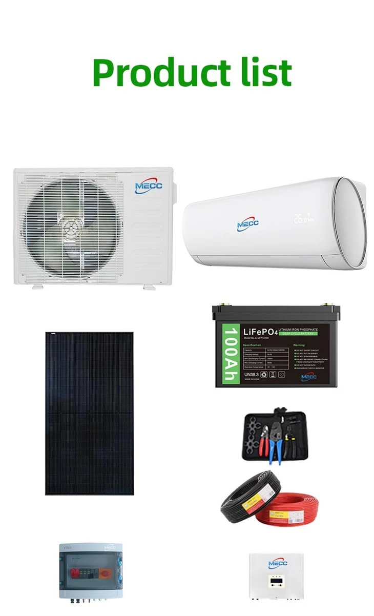 Eco-friendly 18000btu Solar Air Conditioner Home Use